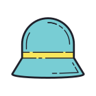 Sombrero de panama icon