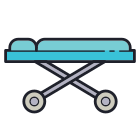 Больничная кровать на колесах icon
