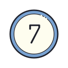 Eingekreiste 7 icon