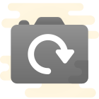 Ruota fotocamera icon