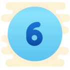 6 circulado icon