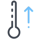 Thermometer Up icon