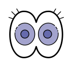 Yeux Cartoon icon