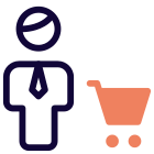 Bulk buying option on a e-Commerce website portal icon