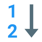 数值排序 icon