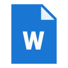 Word File icon