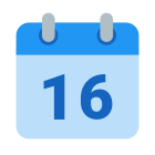 Kalender 16 icon
