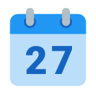 Calendario 27 icon