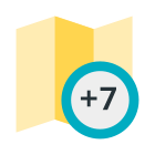 Zeitzone +7 icon