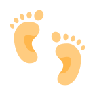 Pieds de bébé icon