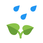 Planta bajo la lluvia icon