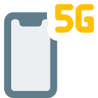 Next generation fifth cellular network connectivity facility icon