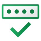 Código PIN ok icon