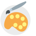 Paint And Brush icon