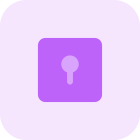 Lock encryption keyhole symbol for digital login icon