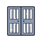 Gefängniszellentür icon