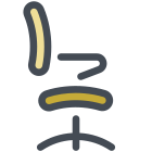 mesa-cadeira-vista lateral icon
