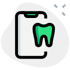 Smartphone to book a next dental Care Clinic visit appointment icon