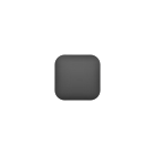 emoji de quadrado pequeno preto icon