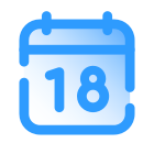 Calendar 18 icon