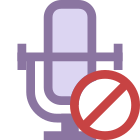 Microphone bloqué icon