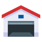 Garage ouvert icon