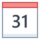 Calendario 31 icon