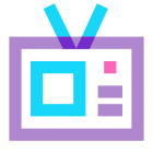 Retro TV icon