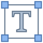 Casella di testo icon