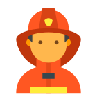 Hombre bombero icon