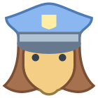 Полицейский-женщина icon