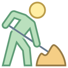 Trabajador de caminos icon