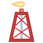 Impianto di perforazione di gas icon