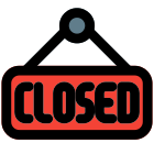 Closed Sign icon