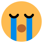 weeping emoji icon
