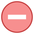 No Entry icon