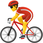 uomo in bicicletta icon