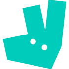 Deliveroo a british online food delivery company icon