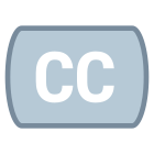Closed Caption icon