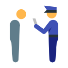 경찰 벌금 icon