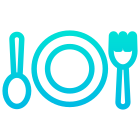 Plate and Cutlery icon