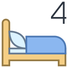 Quatro camas icon