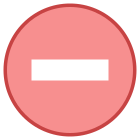 No Entry icon