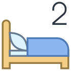 Deux lits icon