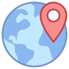 Worldwide Location icon