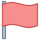 塗りつぶされた旗2 icon