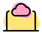 external-cloud-computing-support-on-laptop-with-latest-version-application-cloud-fresh-tal-revivo icon