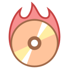 Burn CD icon