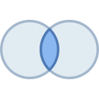 Mengendiagramm Schnittmenge icon