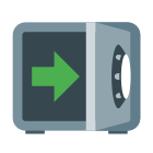 Meter en caja fuerte icon